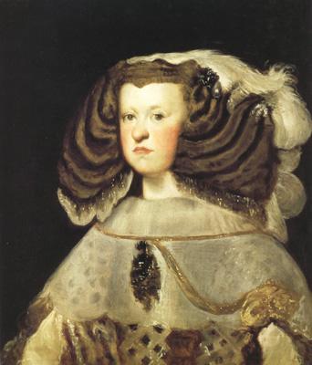 Diego Velazquez Portrait de la reine Marie-Anne (df02) Spain oil painting art